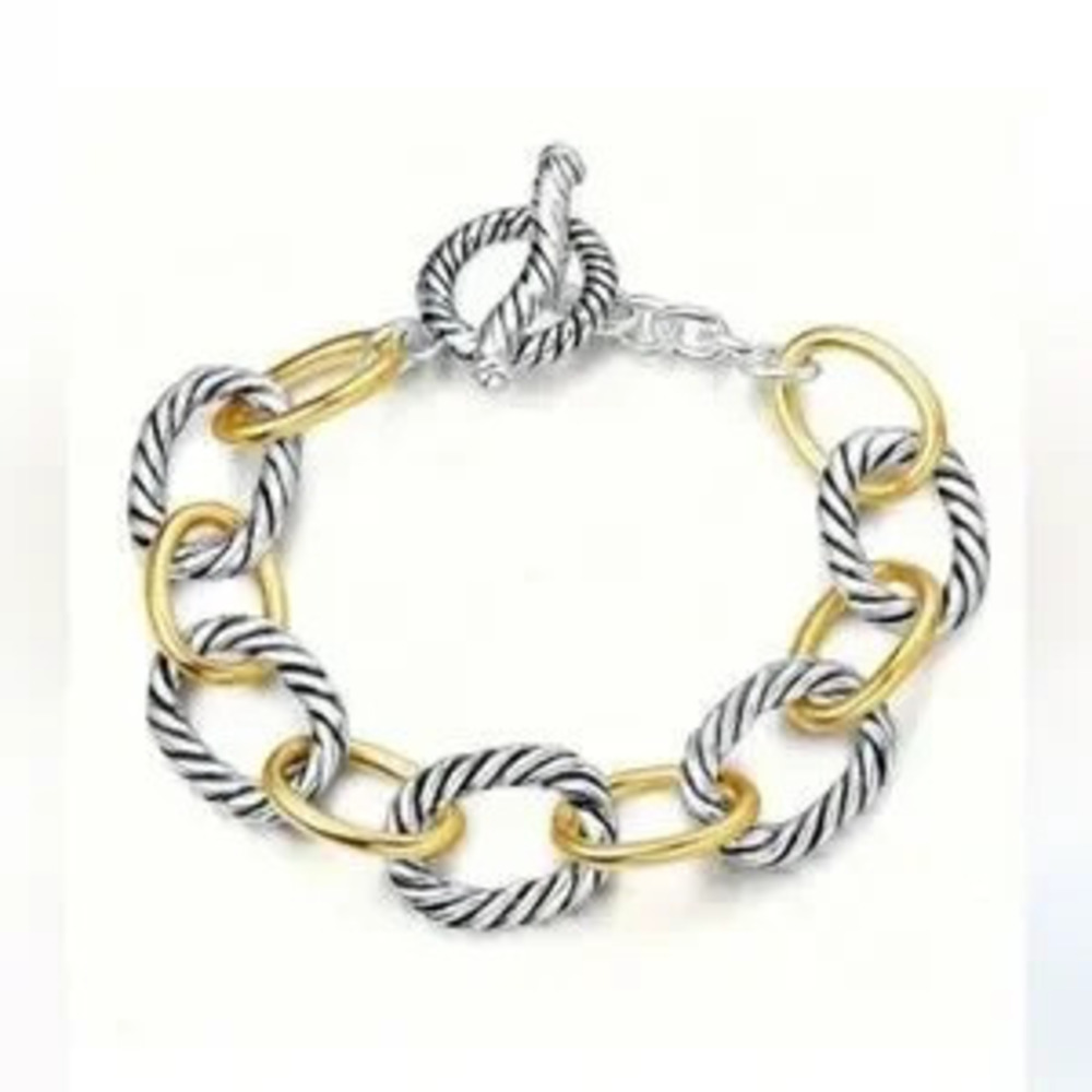 Wire Rope Braided Charm Bracelet